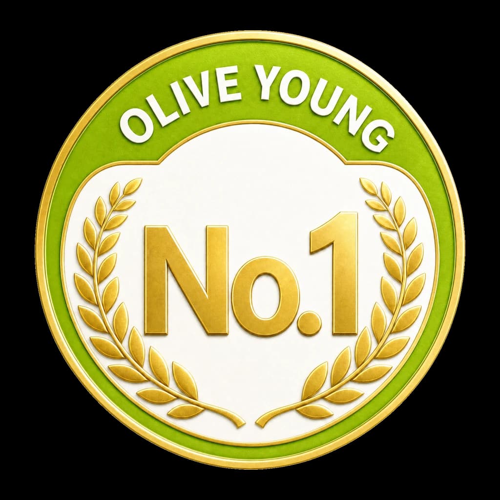 Official Olive Young No.1 award badge