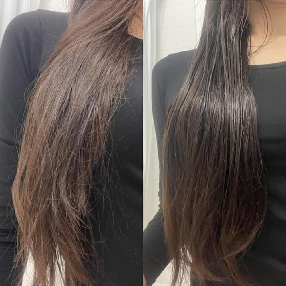 A verified Anuko customer showing their hair after using the Hair Butter